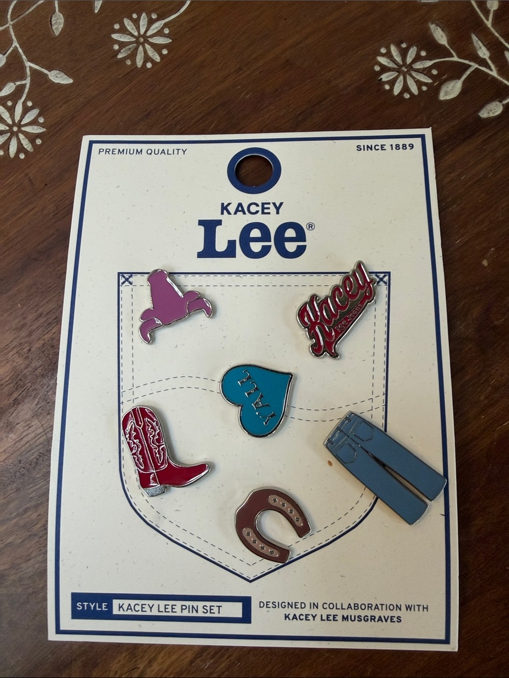 Kasey Musgraves x Lee Kasey Lee Pin Set NWT